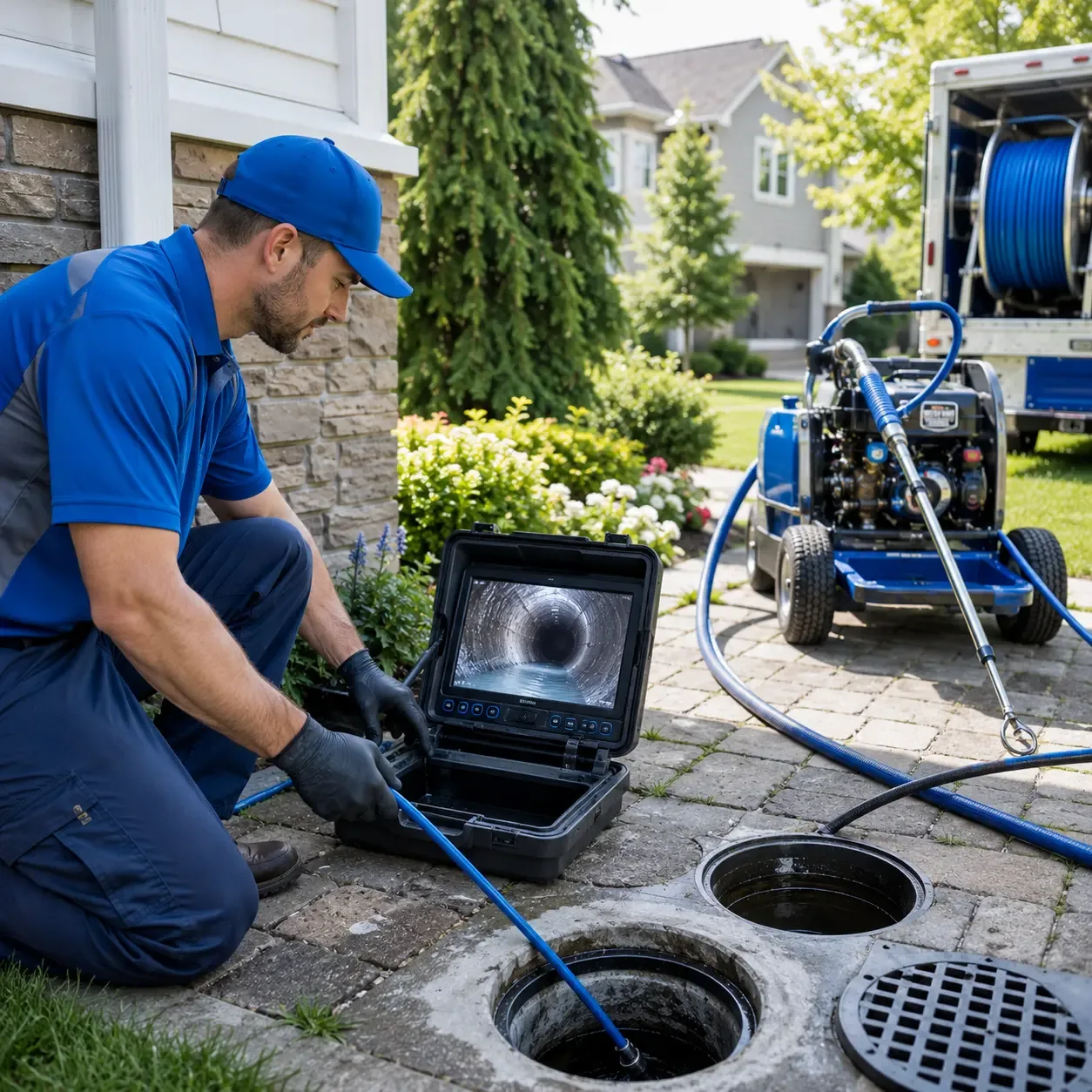 Outdoor drain cleaning professionals serving Buffalo Grove, IL